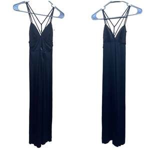 Naked Princess Black Cara Maxi Nightgown New with Tags Size Small